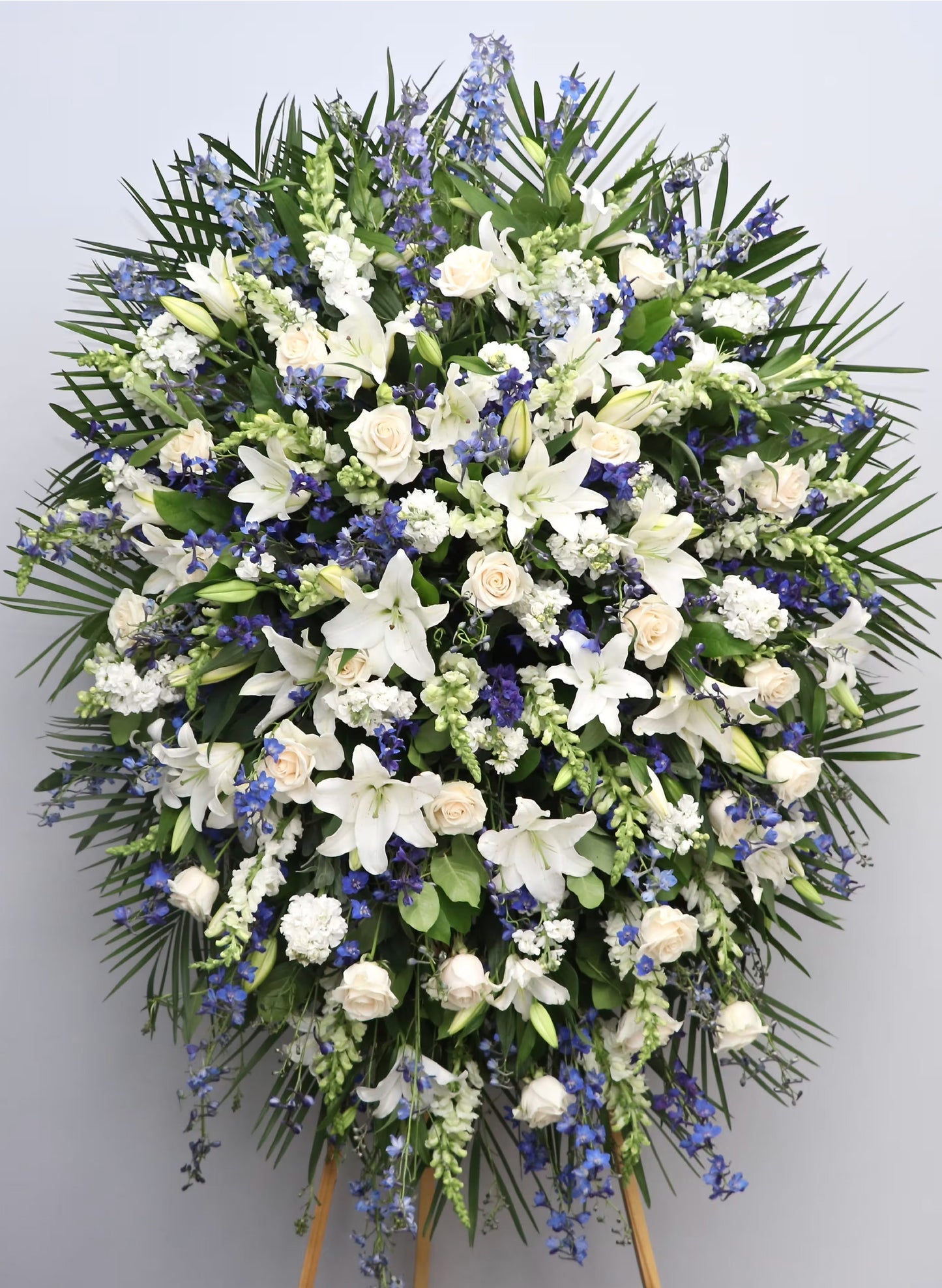 百合玫瑰大型悼念帛事花牌