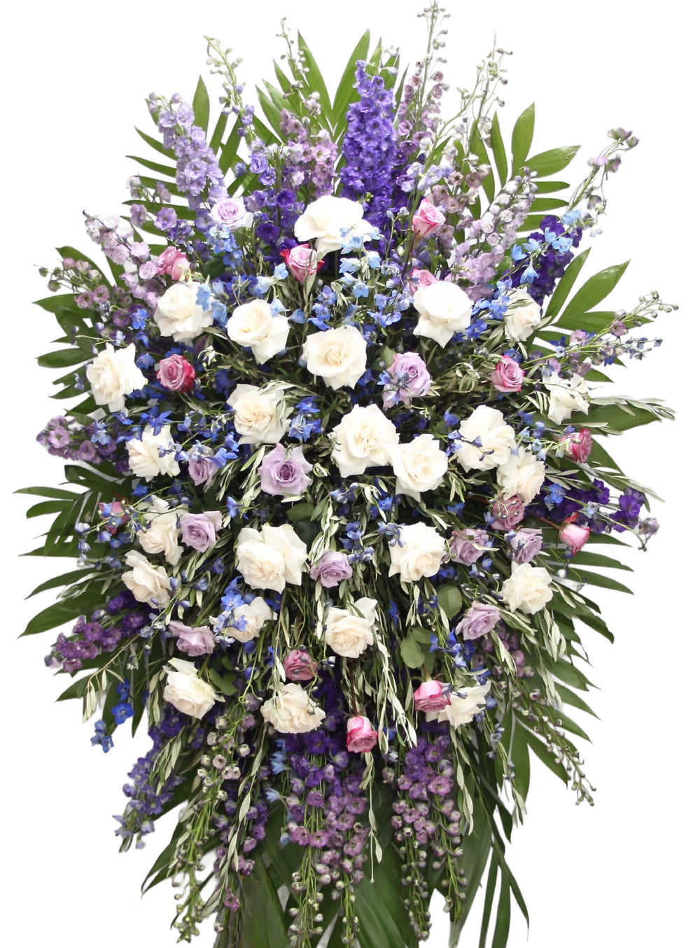 M8 Purple Rose Funeral Flower Stand – The Planet Flowers